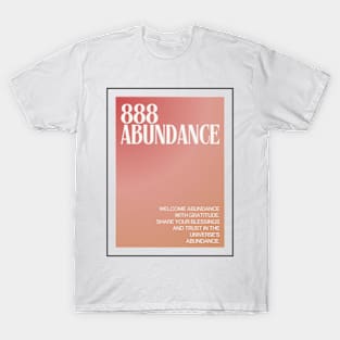 Angel Number 888: Abundant Aura T-Shirt